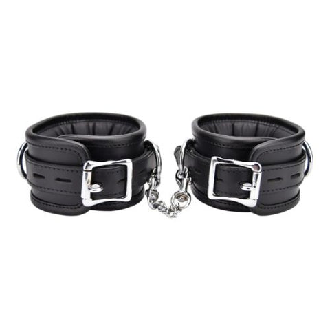 BOUND Leather Ankle Restraints Black from Nice 'n' Naughty