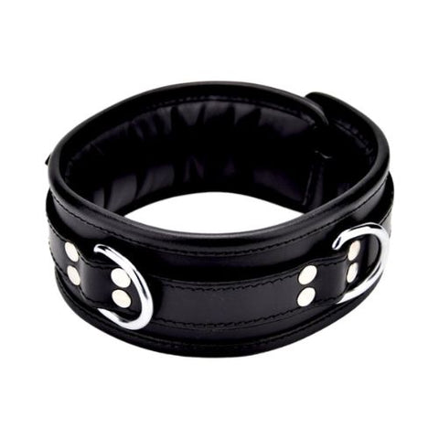 BOUND Leather Collar Black from Nice 'n' Naughty