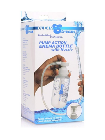 CleanStream Pump Action Enema Bottle with Nozzle from Nice 'n' Naughty