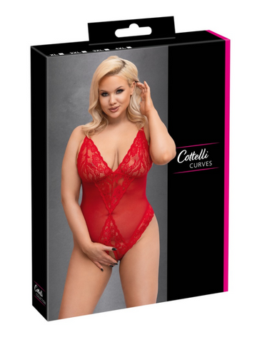 Cottelli Curves Powernet Body Red from Nice 'n' Naughty