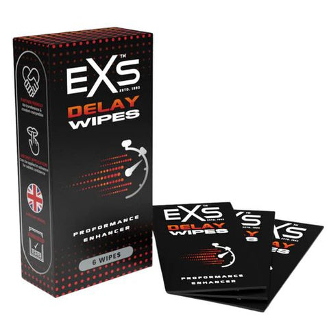 EXS Delay Wipes 6 Pack from Nice 'n' Naughty