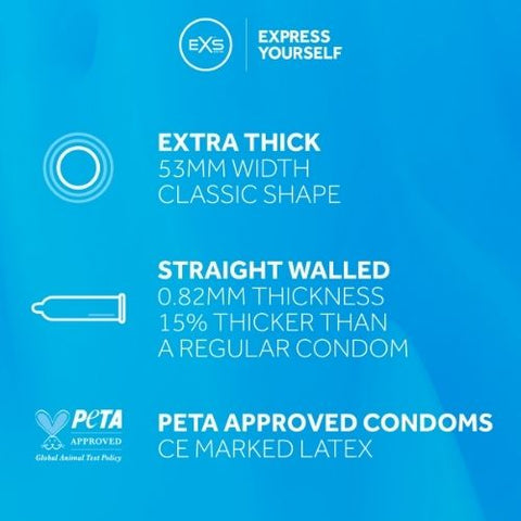 EXS Extra Thick Condoms 144 Pack from Nice 'n' Naughty