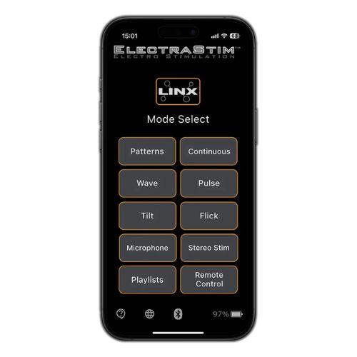 ElectraStim LINX Electro Stimulator Black from Nice 'n' Naughty