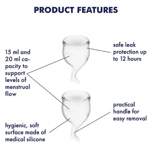 Feel Secure Menstrual Cup from Nice 'n' Naughty