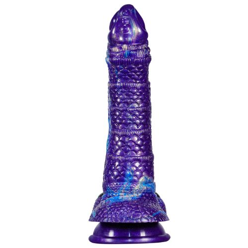 Gammoth Vibrating Dildo Purple from Nice 'n' Naughty