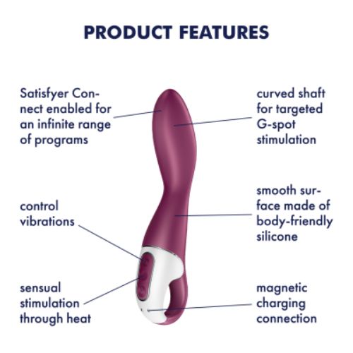 Heated Thrill by Satisfyer Red from Nice 'n' Naughty