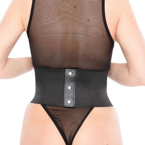 Kinky Diva PVC Front Waist Cincher from Nice 'n' Naughty