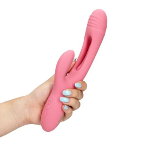 Loveline Flapping G-Spot Rabbit Vibrator Pink Arabesque from Nice 'n' Naughty