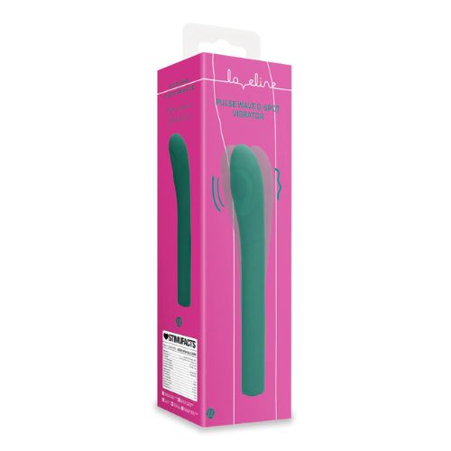 Loveline Pulse Wave G-Spot Vibrator Green Crystal from Nice 'n' Naughty
