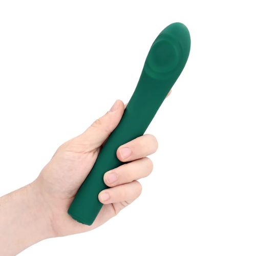 Loveline Pulse Wave G-Spot Vibrator Green Crystal from Nice 'n' Naughty