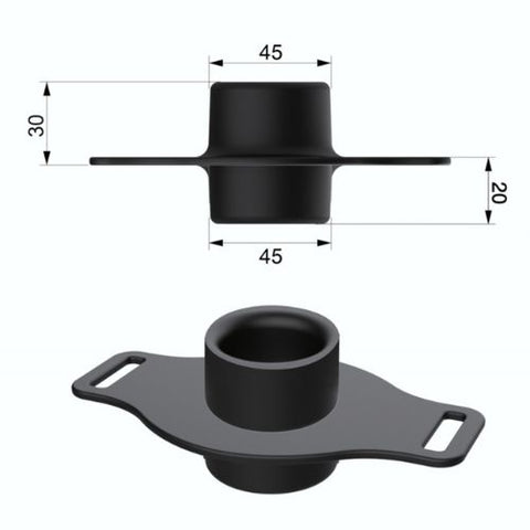 M&K Piss Gag Black Silicone from Nice 'n' Naughty