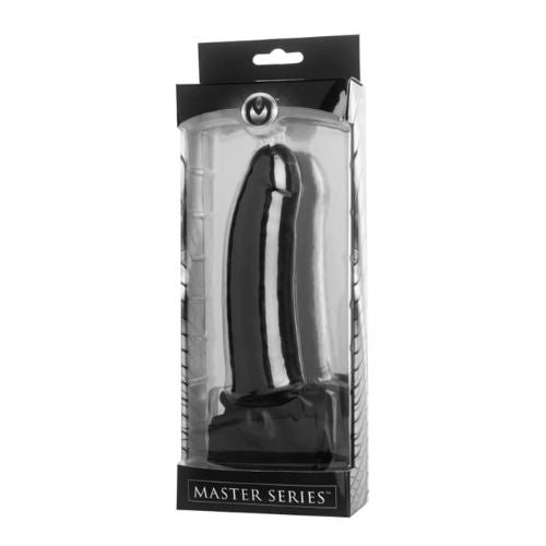 Master Series Face Fuck Strap-On Gag Black Latex from Nice 'n' Naughty