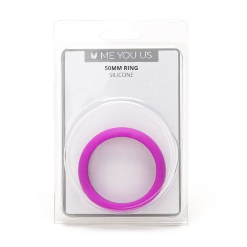 Me You Us Silicone Cock Ring 50mm Purple from Nice 'n' Naughty