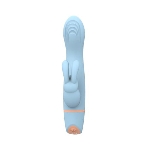 Mina Hail Come Hither Rabbit Vibrator Pale Blue from Nice 'n' Naughty