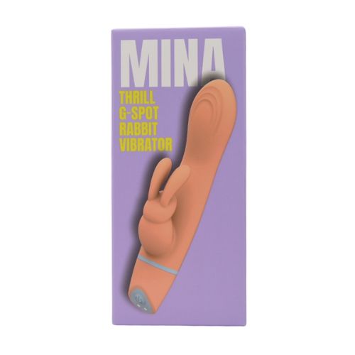 Mina Thrill G-Spot Rabbit Vibrator Peach from Nice 'n' Naughty