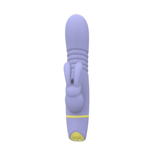 Mina Tide Thrusting Rabbit Vibrator Lilac from Nice 'n' Naughty