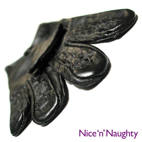 Nice 'n' Naughty Vampire Gloves Leather Black from Nice 'n' Naughty