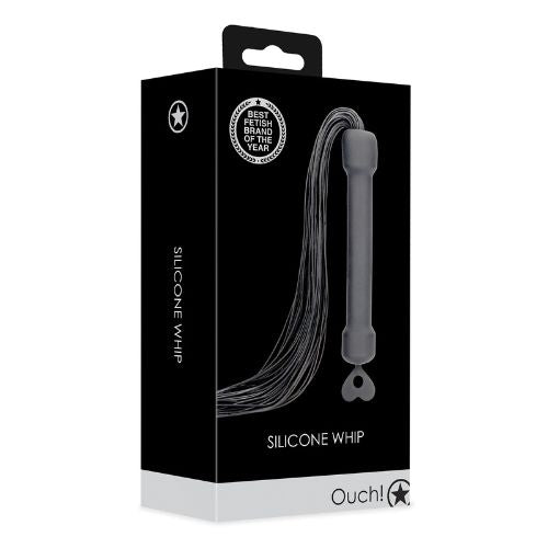 Ouch! Beginners Silicone Whip Black from Nice 'n' Naughty