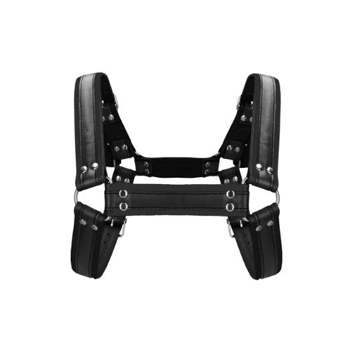 Ouch! Leather Bulldog Harness Black from Nice 'n' Naughty