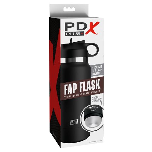 PDX Plus Fap Flask Thrill Seeker Clear from Nice 'n' Naughty