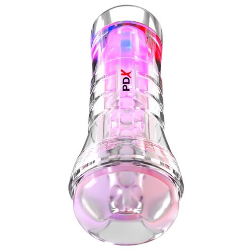 Pipedream Xtreme Elite ViewTube Plus XXL Masturbator Clear with LED from Nice 'n' Naughty