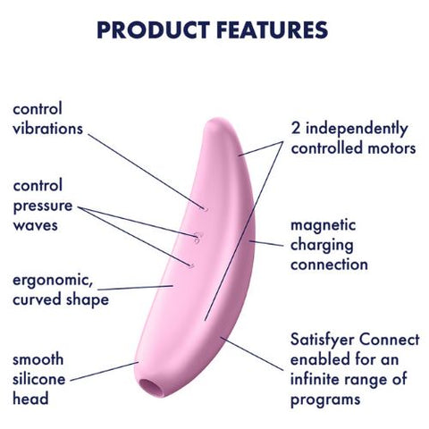 Satisfyer Curvy 3 + Pink from Nice 'n' Naughty