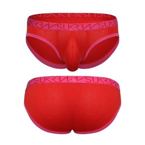 Sukrew Carnival Low-rise Brief Red from Nice 'n' Naughty