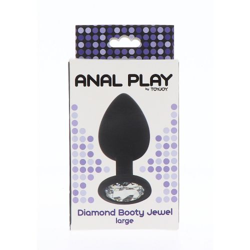 TOYJOY Anal Play Diamond Booty Plug Black from Nice 'n' Naughty