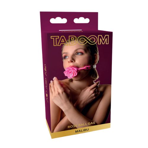 Taboom Malibu Rose Ball Gag Pink from Nice 'n' Naughty