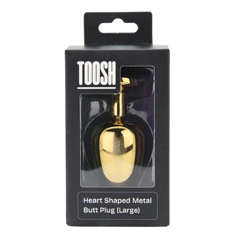 Toosh Heart Shaped Butt Plug with Red Stone from Nice 'n' Naughty