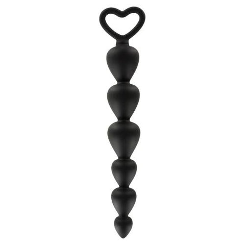 Toyjoy Anal Play Bottom Beads Black Silicone from Nice 'n' Naughty