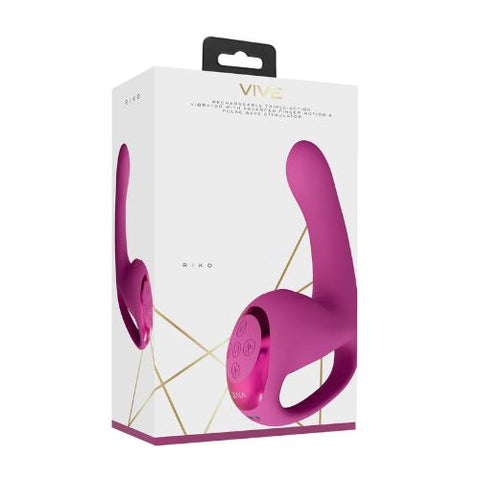 Vive Riko - Triple Motor Thumper with Advanced Finger Motion & Pulse Wave Stimulator - Pink from Nice 'n' Naughty