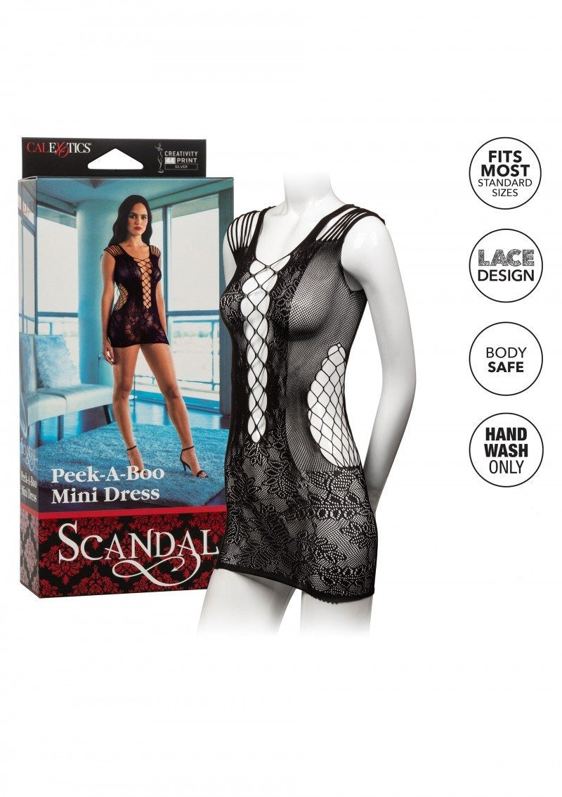 CalExotics Scandal Peek-A-Boo Mini Dress