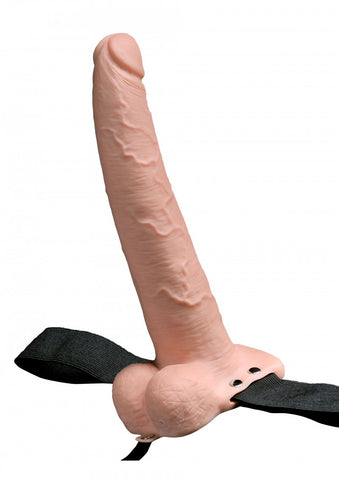 Fetish Fantasy 9" Hollow Rechargeable Strap On