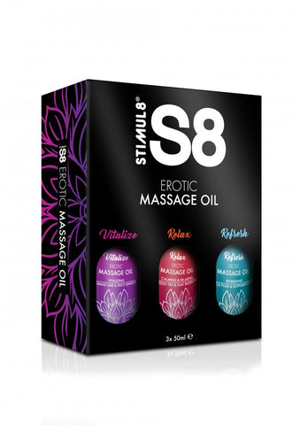 STIMUL8 S8 Massage Oil Box