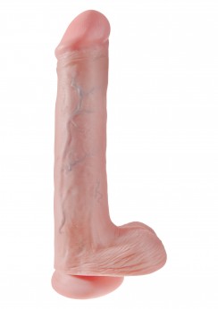 King Cock 13" Dildo with Balls