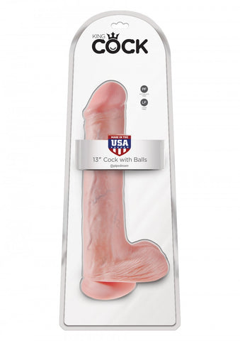 King Cock 13" Dildo with Balls