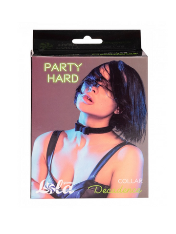 LOLA Party Hard The Collar Decadence Black from Nice 'n' Naughty