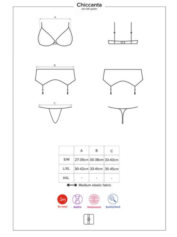 Obsessive Chiccanta 3 Pc Set