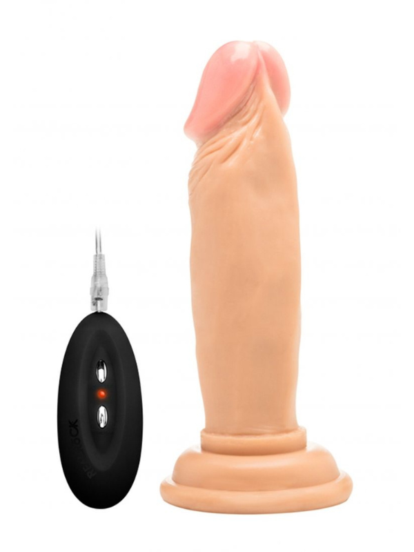 RealRock Vibrating Realistic Dildo 15cm