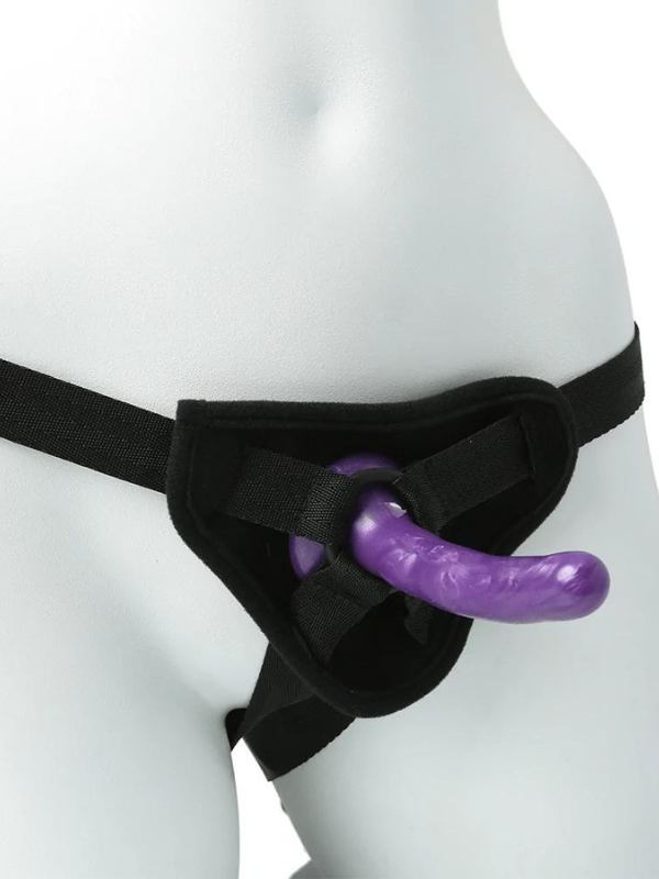 Sex & Mischief Strap On & Silicone Dildo Kit