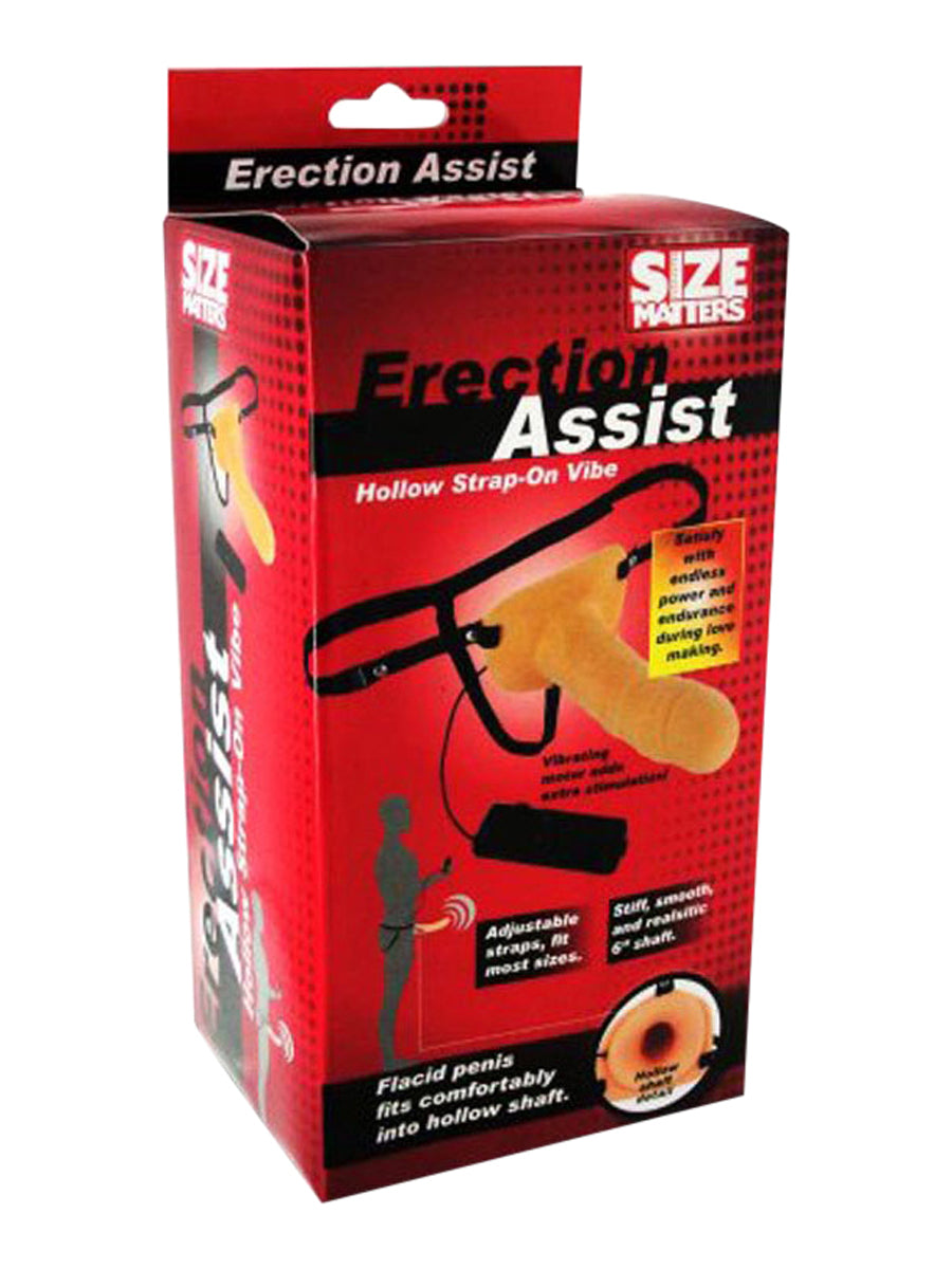 Size Matters Erection Assist Hollow Strap-On Vibe