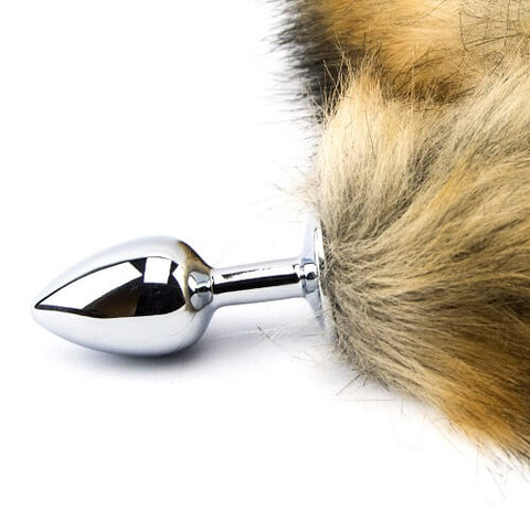 Furry Fantasy Red Fox Tail Butt Plug