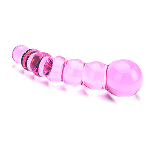 Spectrum by Loving Joy Ribbed Glass Dildo