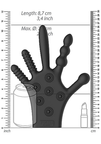 Shots Fist It Silicone Stimulation Glove