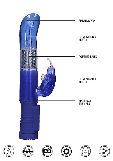 Shots Rotating Butterfly Vibrator